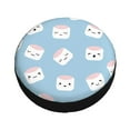 thumbnail image 3 of Easygdp Cartoon Sushi Automobile Tire Dust Cover, 14-17in Spare Tire Cover Universal Fit for Trailer, Car, Truck, SUV, Jeep - 17 inch, 3 of 9
