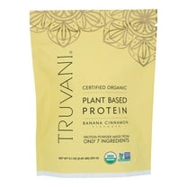 Truvani Organic Banana Cinnamon Protein Powder, 11.1 Oz..