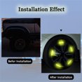 thumbnail image 5 of Anti Scratch Reflective Stickers,20 Pcs Car Wheel Decorative Stripe Stickers,Night Safety Warning Stickers for Motorcycles,Bicycles,Cars,Auto Decals Exterior Fluorescent Accessories,Green, 5 of 7