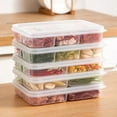 thumbnail image 4 of 6-Compartment Refrigerator Storage Box - 790ml Each, Food-Grade PP, Space-Saving Design, Clear View, Leak-Proof Cover, 4 of 10