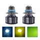 thumbnail image 3 of Muyoka Luces antiniebla LED 2 piezas Luces antiniebla LED automáticas Lente del proyector Lámpara LED Impermeable H7 H11 28W 8000LM Bombilla de conducción del faro, luz amarilla Muyoka Hogar, 3 of 7