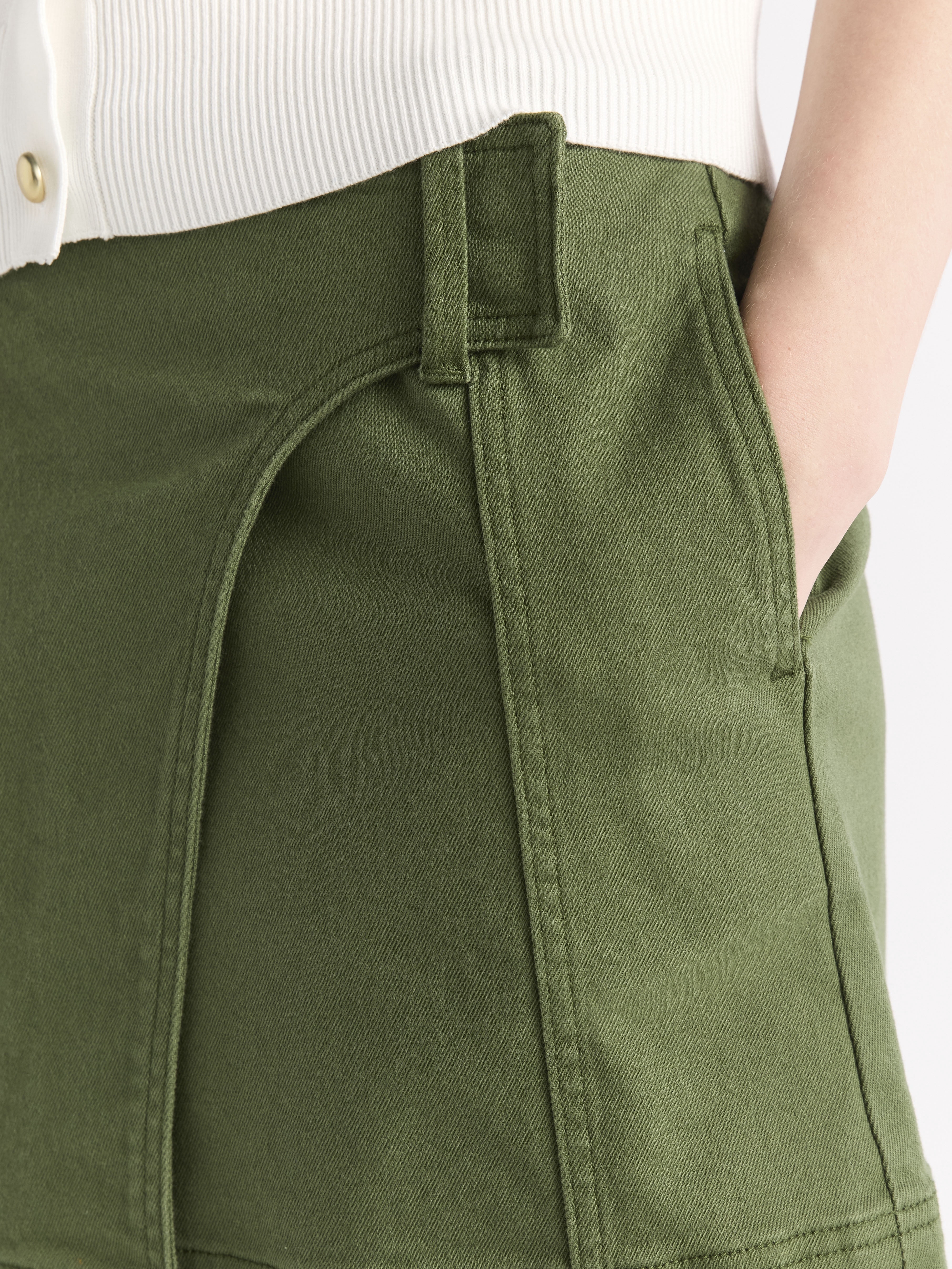 Women's Asymmetrical Mini Skirt, Sizes 0-18 - image 4