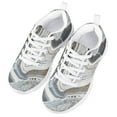 thumbnail image 3 of Pzuqiu Marble Print Shoes for Girls Size 12 Lightweight Running Shoes Breathable Kids Sneakers Lightweight Athletic Shoes, 3 of 5