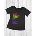thumbnail image 4 of Pride Shirt Women Equality Love is Love Gay Rainbow Flag LGBTQ V-Neck Shirts Small White, 4 of 5