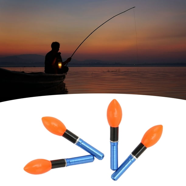 4pcs Ultra Bright Bobber Light Glow Sticks, Reusable Bulb Type Electronic  Fishing Floats, Warning And Reminder Function For Night Fishing