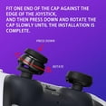 thumbnail image 2 of PlayVital Thumbs Pro Armor Thumbstick Extender for ps5 Controller, Joystick Caps Grip for ps5 Controller - 2 High Raise and 2 Mid Raise Dome - Black, 2 of 8