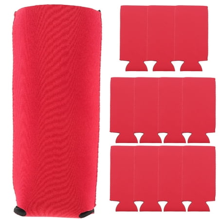 

12Pcs Neoprene Drink Can Sleeves Ice Ring-pull Can Protector Insulated Covers