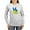 Ash Gray, variant on CafePress - Ukrainian Flag Peace Sign Ukra Long Sleeve T Shirt - Women's Long Sleeve Graphic Casual T-Shirt