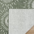 thumbnail image 5 of Gertmenian Tropea Tiaret Modern Geometric Green UV Resistant Flatweave Indoor Outdoor Area Rug, 5x8, 5 of 9