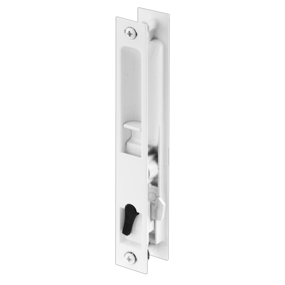 Glass Door, Flush Latch, White