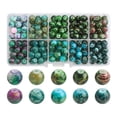 thumbnail image 1 of 200 piezas de Cuentas redondas Sunnimix Degradado, 1 of 3