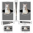 thumbnail image 3 of Black And White Stripes White Cat PS5/PS5 Slim Digital Disc Skin Sticker For Console And Controller Skins, 3 of 7