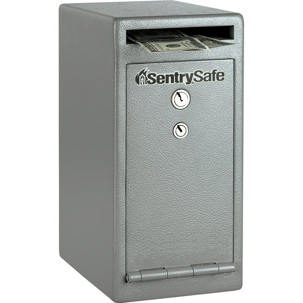 SentrySafe Under Counter Drop Slot Business Safe with Key Lock, UC039K