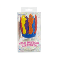 thumbnail image 1 of Vela de cumpleaños Euro Novelty Musical Giratoria, 1 of 5