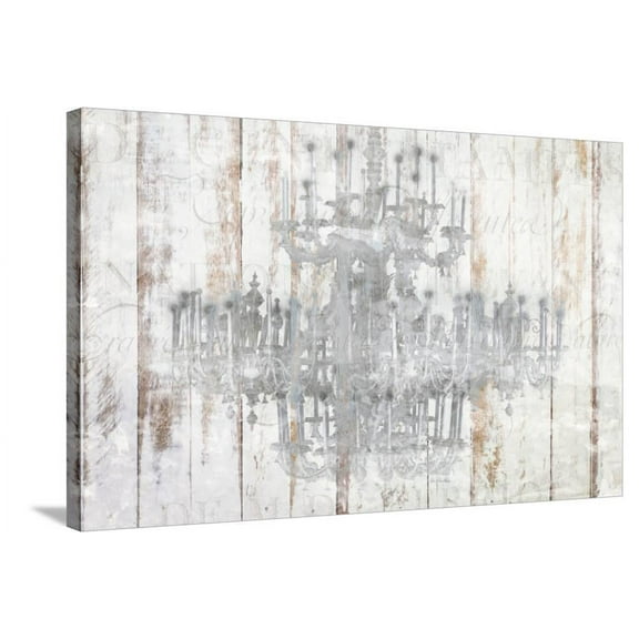 Barnwood Chandelier, Stretched Canvas Wall Art by Kimberly Allen Sold by Art.Com