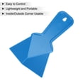 thumbnail image 4 of Unique Bargains 12pcs Inside Corner Trowel 4 Inch Drywall Corner Tool Plastic Corner Knife for Spackling Wallpaper, Blue, 4 of 5
