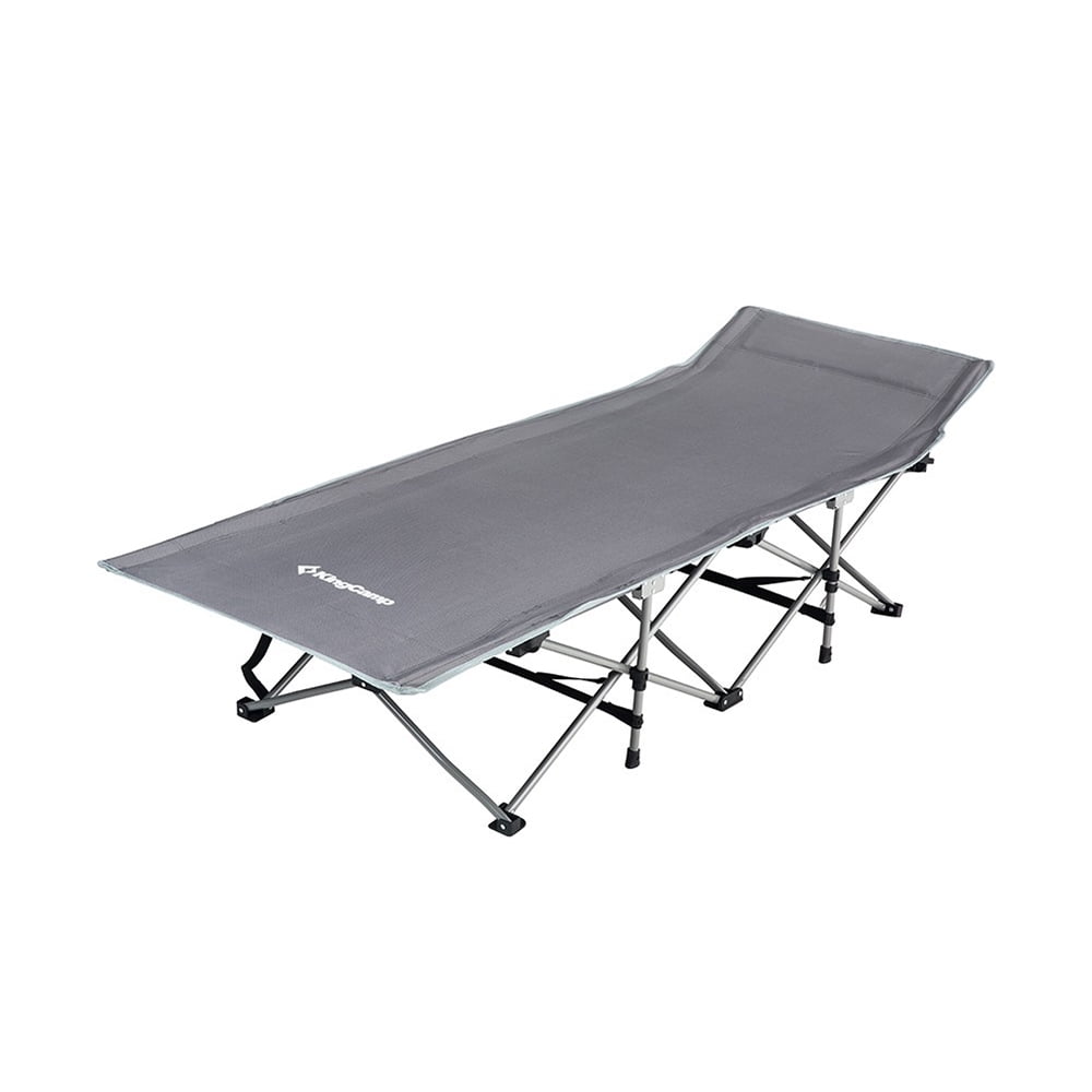 KingCamp Folding Bed Camping Portable Cot with Carry Bag,Support Up to 264 LBS 