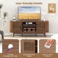 thumbnail image 6 of Costway TV Stand for TVs up to 60" 2-Door Mid Century TV Console Table Modern TV Cabinet, 6 of 10