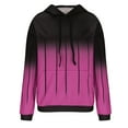 thumbnail image 6 of Usmixi 2023 Winter Womens Hoodies Fleece Hooded Sweatshirt for Women Fashion Pocket Plus Size Ladies Drawstring Pullover Hoodies Tops Trendy Striped Print Long Sleeve Hoodies Tops Weekly, 6 of 7