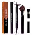 thumbnail image 2 of Beard Pen For Men Beard Filling Pen Kit Barber Pencil Enhancer Brush Waterproof Beard Coloring Tools Black Brown Gifts For Men, 2 of 4