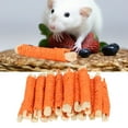 thumbnail image 1 of 20 Piezas Palos Molares De Conejo, Palos De Bambú Dulces Para Mascotas, Palitos Molares Tejidos Para Aliviar El Aburrimiento, Para Conejo Y Hámster, 1 of 7