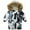 CE1, variant on Ruyang Girls Padded Puffer Coat Boys Furry Hooded Camouflage Parka Coats Long Down Quilted Jackets Warm Zip Up Outwear