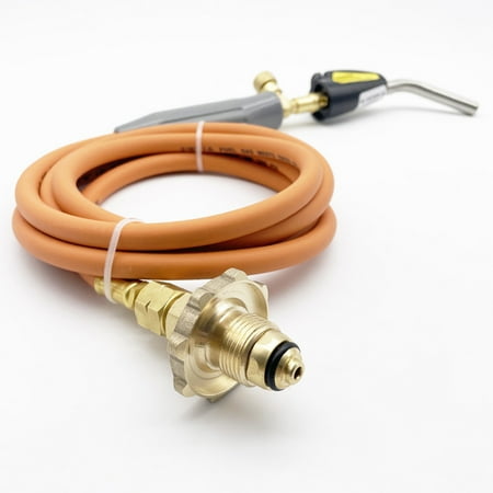 

Andoer Handheld Propane Torch Liquefied Gases Welding Soldering Tool with Piezo Ignition Firepower Adjustment