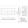 thumbnail image 2 of 43" Electric Unit Fireplace 51" x 23" Coastal Blue Steel Surround, 2 of 2