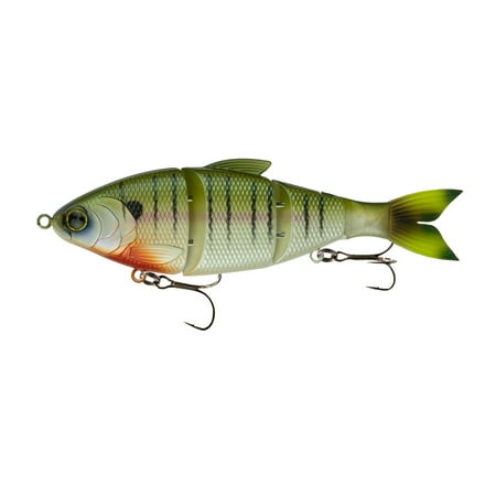 6th Sense Trace 5-inch Multi-Jointed Swimbait - 4-Piece Life-Like Action - Premium 3D Eyes and Scales - Sharp Black Nickel Hooks - Bass Lure