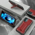 thumbnail image 4 of ExoGuard For Moto G 5G 2022 Case, Phone Case with Screen Protector and Kickstand (Red), 4 of 7