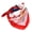 Red, variant on Neck Scarf for Women Multi Purpose Bandana Elastic Headband Daily Protective Wrap