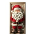thumbnail image 2 of Zawou Santa Claus Door Curtain Decoration Flag, Indoor and Outdoor Christmas Door Cover, Festive HOLIDAY House and Party Decoration for Seasonal Celebrations, 2 of 7