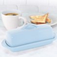 thumbnail image 3 of Chantal 8.5" Full-Size Butter Dish | Glacier Blue, 3 of 3
