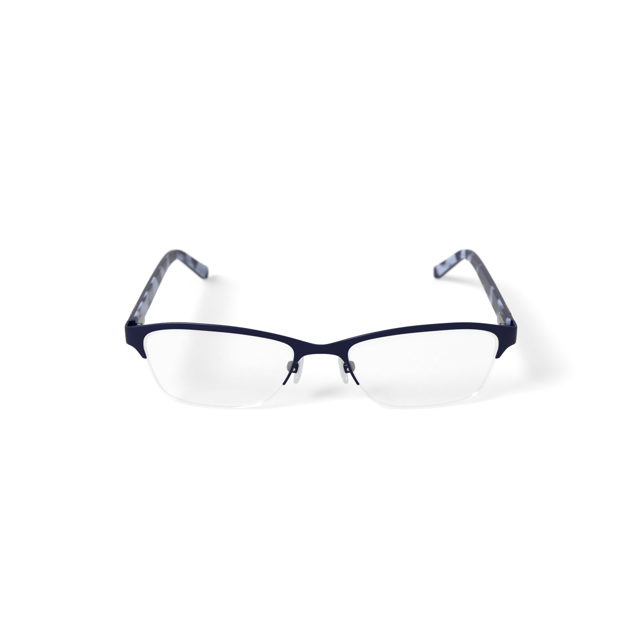 Flower Women's Rectangular Eyeglasses, FLR6020, Sally, Navy, 54-17-140, with Case Flower Women's Rectangular Eyeglasses, FLR6020, Sally, Navy, 54-17-140, with Case