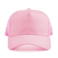 thumbnail image 2 of TOPTIE Snapback Baseball Cap Mid Profile Mesh Back Cotton Twill-Pink, 2 of 6