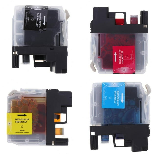 Cartuchos de tinta de impresión de 4 piezas para impresora DCP-J100 / J105 / MFC- Hugo Reemplazo del cartucho de tinta de impresión
