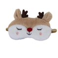 thumbnail image 1 of Christmas Santa Snowman Reindeer Sleeping Eye Darkening Blindfold for Comfortable Rest and Relaxation, 1 of 9