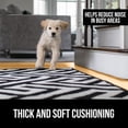 thumbnail image 3 of Felt and Natural Rubber Rug Pad, 1/4” Thick, 8x10 FT Protective Padding for Under Area Rugs, Cushioned Gripper Pads for Carpet, Runners Hardwood Floors Protection, Slip Skid Resistant, 3 of 7
