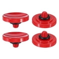 thumbnail image 1 of Unique Bargains Shutter Release Button Soft Shutter Release Button Copper Camera Shutter Button Concave, Red 4 Pack, 1 of 6