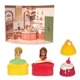 thumbnail image 2 of Set de juego Sweetopia Dolls Bakery con muñecas transformables, 5+ para niñas, 2 of 5