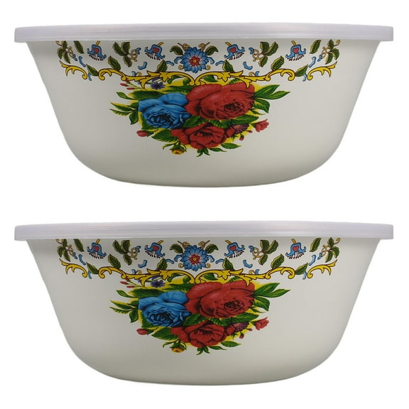 HONMEET Covered Noodle Bowl Set of 2, Multi-Color, Microwave and Dishwasher , Kitchen Bowls for Soup and Ramen