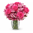 thumbnail image 5 of From You Flowers - Pink Rose & Alstroemeria Bouquet with Free Vase (Fresh Flowers), 5 of 6