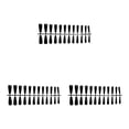 thumbnail image 4 of ZheElen Fake Nail Set French Style Scratch Resistant Press-on Fingernails Full Cover Removable for Trimble Adjustable Manicure Stickers Type 13 3Set, 4 of 6