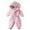 Pink, variant on Newborn Snowsuit Baby's Romper Jumpsuit Winter Coats Warm Down Coat Cute Padded Windproof Onesie for Infant Girls Boys Dark Blue 3-4 Years