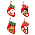 thumbnail image 1 of Bas de Noël, Sac Cadeau, Chaussettes Pendentif, Pochette Créative, 4 Pcs, 1 of 9