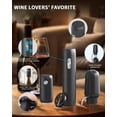 thumbnail image 3 of Juego de abrebotellas de vino eléctrico CIRCLE JOY recargable, 3 of 9