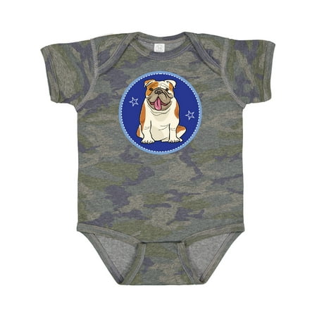 

Inktastic Bulldog Dog Funny Puppy Gift Baby Boy or Baby Girl Bodysuit