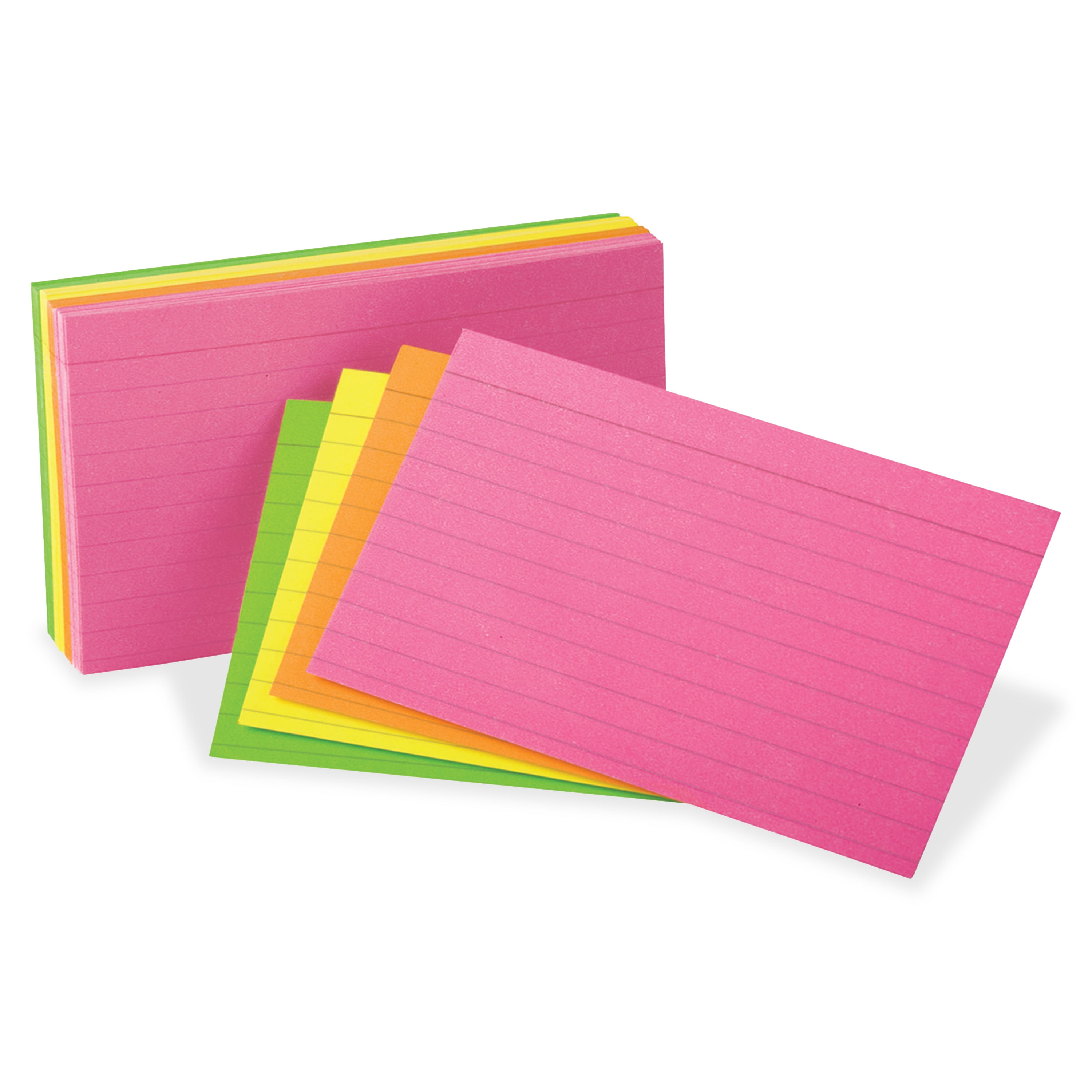 Enday Multi-Purpose 3 x 5 Card File Box, Pink