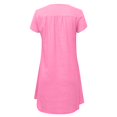 thumbnail image 5 of FcBaudy Robes d'Été pour Femmes, Robes pour Femmes, Jupe pour Femmes Mode Féminine Ample Loisirs Col en V Manches Courtes Robes d'Été Robe pour Femmes, 5 of 5