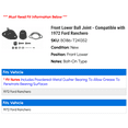 thumbnail image 2 of Front Lower Ball Joint - Compatible with 1972 Ford Ranchero, 2 of 2